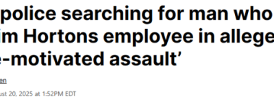 “滚回印度去”! Tim Hortons员工惨遭吐口水+辱骂”蟑螂”! 视频曝光