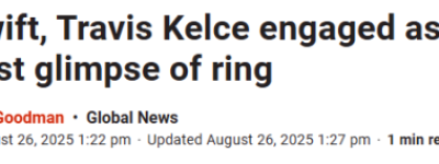 刚刚! 顶流巨星Taylor Swift官宣结婚! 梦幻求婚现场+大钻戒曝光