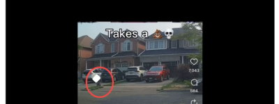 又来了！Brampton男子拉屎炸街 路过民宅突然脱裤拉在草坪上