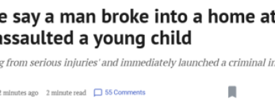 安省5岁幼童在家中遭陌生人暴力性侵！嫌犯强行撬门入室