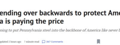 特朗普誓死保护美国钢铁: 加拿大正在买单, 遭受最大冲击!