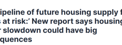 救救房市! 安省建商警告”万人失业潮”! 福特: 央行必须降息!