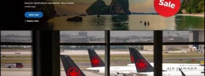 加航推全球旅行 限时大减价 机票价格诱人，9月8日截止