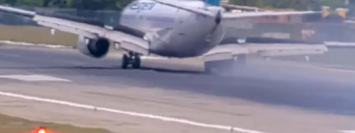 西捷航空飞机冲出跑道“硬着陆”：起落架断裂，164人安全逃生