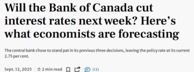 就业崩了，加拿大经济告急？专家称央行将连续两次降息