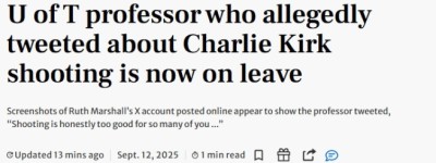 震惊！多伦多大学女教授涉暴力言论被停职！省长福特批”病态”！