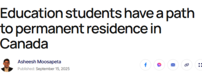 多伦多27岁留学生不会法语, EE总分499也能上岸! 职业是…