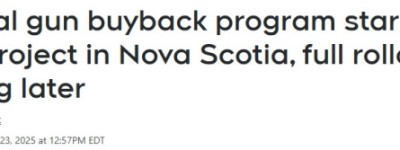 加拿大自由党政府启动个人枪支回购计划，这省率先试点
