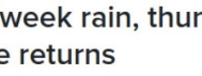 多伦多暴雨破纪录，或再迎50毫米强降雨，周末阳光回归