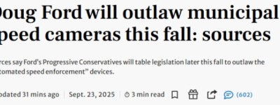 福特出手！安省即将立法，全面禁用测速摄像头