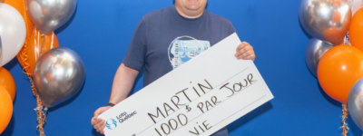 两名加国人喜中终生每天得一千加元