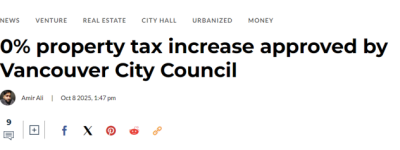温哥华明年不涨地税！富豪却早合法“免交”多年！