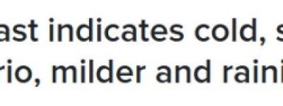 预警：多伦多今冬暴冷，11月起暴雪+极地冷风锁定南安省！