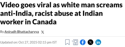 多伦多麦当劳印度员工遭辱骂”滚回国”, 当场呛声: 这活你干吗?