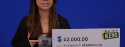 万锦华裔女子运气爆棚：连中4张彩票奖金超过10万元