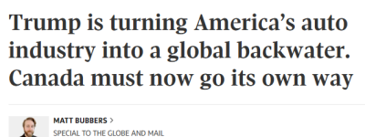 加拿大专家: 千万别被美国拖下水! 赶紧吸引中国车厂!