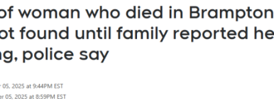 大多伦多惨烈车祸: 警方拖走汽车残骸时, 没看见里面有一具女尸!