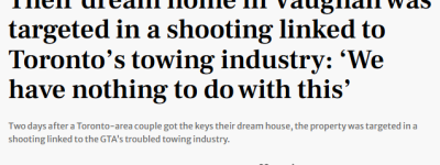 大多伦多一家四口买新房仅2天, 遭13枪扫射! 附近多户受害