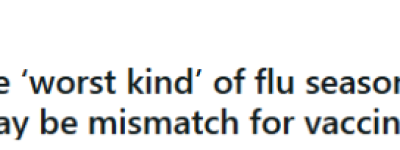 变异”甲流”全球大爆发! 加拿大面临最惨流感季: 今年疫苗不匹配!