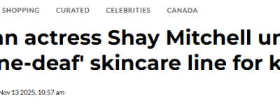 翻车! 加拿大亚裔”大网红”新推3岁+儿童护肤品, 遭大批网友攻击!