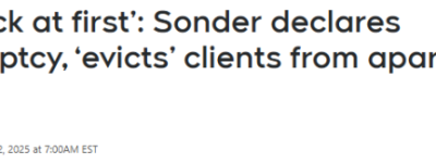 全球连锁酒店破产: 多伦多等40地住客遭连夜驱逐 华人亲历噩梦