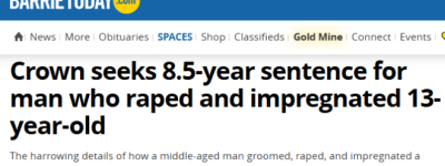 炸锅! 安省47岁移民强奸13岁女孩, 致其2次怀孕! 法官又想轻判…