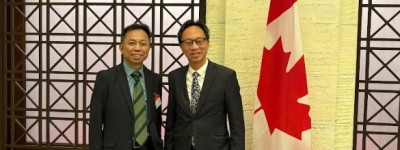 新任香港经贸处处长首次出访渥太华
