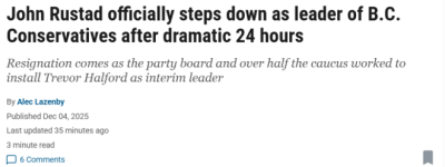 BC保守党24小时极限内讧：逼宫、双党魁同场对坐！