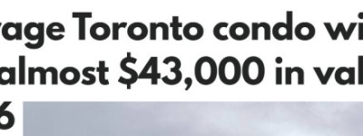预测：大多伦多房价明年再跌4.5%，公寓平均一套蒸发4.3万