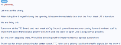 笑死! 多伦多新轻轨等红灯视频曝光! 邹至蕙放话: 马上提速!