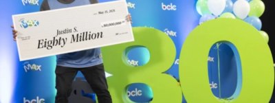 本周五的Lotto Max头奖奖金累积到8000万元！有史以来第四次