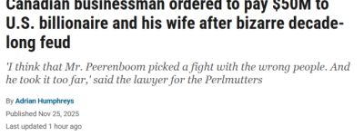 大瓜！加拿大富豪大战漫威前CEO！互撕14年赔五千万收场！