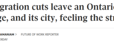 安省留学”明星高校”连关2校区、裁员千人! 整座城市”大失血”