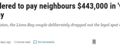 微信群骂人+堵车道！加拿大华人夫妇与邻居打官司，被判赔44万