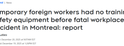 1死2伤! 加拿大建筑工地倒塌: 死者没穿防护装备, 也没施工经验!