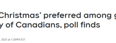 用英语怎么说”圣诞快乐”? 加拿大人有两个选择! 千万别用错了!