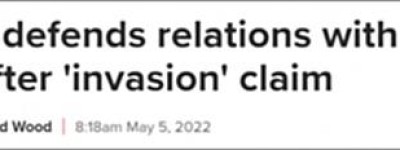 所罗门群岛总理再度捍卫中所条约