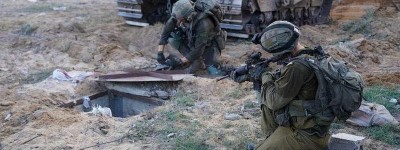 以军在希法医院发现哈马斯使用的隧道竖井