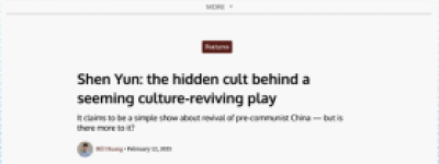 騙錢斂财、人口販運、強制勞動……“神韻藝術團”罪行再被控訴曝光