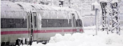 德國慕尼黑遇暴雪 交通癱瘓