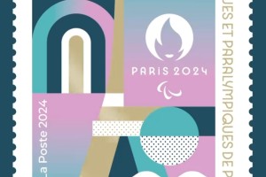 巴黎奥组委联合法国邮政发布奥运官方邮票