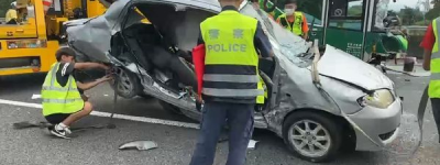 台媒：台湾高速公路发生重大车祸，造成4人死亡22人受伤