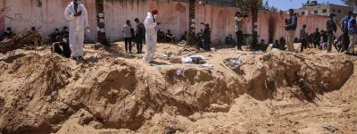 欧盟敦促对加沙医院掩埋遗体报道进行独立调查