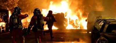 法国多个城市发生骚乱 150人被捕