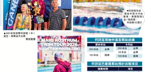 環地中海卡內站　何詩蓓連奪2金