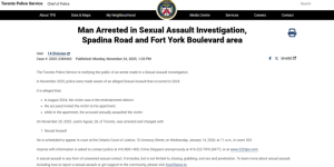 多伦多28岁男子被控性侵! 竟是”约会大师”, 卖课传授”实战经验”!