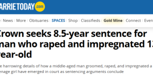 炸锅! 安省47岁移民强奸13岁女孩, 致其2次怀孕! 法官又想轻判…