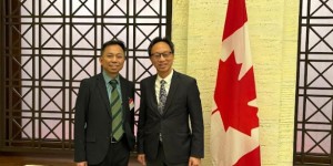 新任香港经贸处处长首次出访渥太华