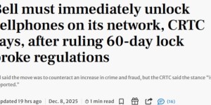 你买的手机被”强制锁网”60 天？Bell被判定违规，必须立即解锁