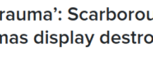 多伦多蒙面暴徒持铁锤”血洗”居民区: 多户圣诞布景、车辆被砸毁